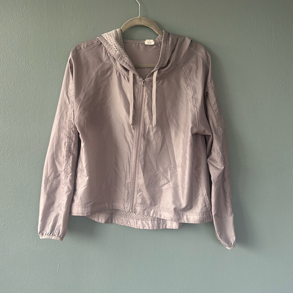 Champion Gray Windbreaker Women’s Small